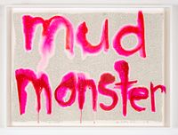 mud monster by Del Kathryn Barton contemporary artwork works on paper