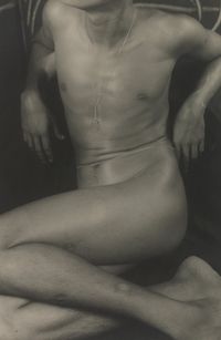 Untitled (Nude Male Torso) by Lionel Wendt contemporary artwork photography