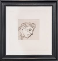 lb by Lucian Freud contemporary artwork print
