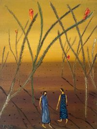 Desert Bloom by Ish Lipman contemporary artwork painting