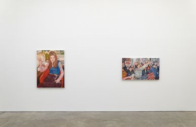 Exhibition view: Keith Mayerson, My American Dream: This Land is Your Land, Karma 188 & 172 East 2nd Street, New York (November 16 2021–January 8 2022). Courtesy Karma. 