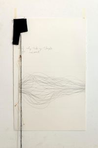 Drawing on the Subject of the Sun (HAIR) by Catharina van Eetvelde contemporary artwork works on paper