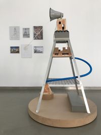 Talk Tower for Diego Rivera by Ângela Ferreira contemporary artwork sculpture