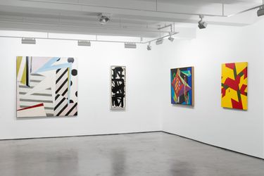 Exhibition view: Group Exhibition, Dynamic Rhythm: Geometric Abstraction from the 1950s to the Present, Hollis Taggart, New York (11 January–12 February 2024). Courtesy Hollis Taggart.