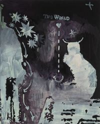 The World by Karin Ferrari contemporary artwork painting