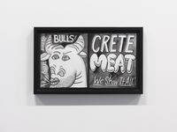 Crete Meat by Mary Reid Kelley contemporary artwork works on paper