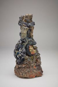 Citadel Monkey by Nichola Shanley contemporary artwork sculpture, ceramics
