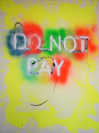 Do Not Pay by Daniel González contemporary artwork painting