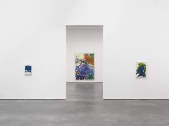 Exhibition view: Joan Mitchell, Paintings, 1979–1985, David Zwirner, 20h Street, New York (3 November–17 December 2022). Courtesy David Zwirner. 