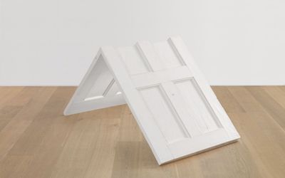 Robert Gober, Untitled (1988). Wood, steel, enamel paint. 76 x 81 x 147.5 cm. © Robert Gober. Courtesy Hauser & Wirth. Photo: Alex Delfanne.Image from:12 November–31 December 2020Group ExhibitionTo Form a More Perfect UnionView ExhibitionFollow ArtistEnquire