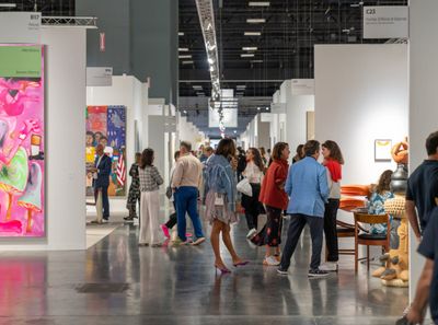 Art Basel's show in Miami Beach