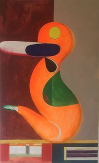 Inside Orange by Mark Braunias contemporary artwork painting