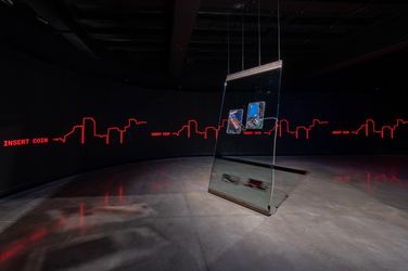 Exhibition view: Time After Time: The Polychronicity in Blockchain, curated by BI Xin, Hyundai Motorstudio Beijing (17 November 2022–31 March 2023). Courtesy Hyundai Motorstudio Beijing.