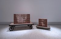 A Pile of Bricks IV and II by Mona Hatoum contemporary artwork sculpture