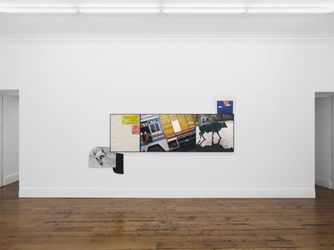 Exhibition view: John Baldessari, Ahmedabad 1992, Sprüth Magers, London (31 May–27 July 2024). Courtesy Estate of John Baldessari © 2024, John Baldessari Family Foundation and Sprüth Magers. Photo: Ben Westoby.