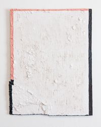 Untitled (black and pink edge) by Louise Gresswell contemporary artwork painting