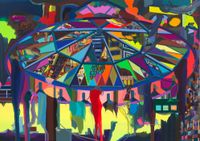 La Tente by Franz Ackermann contemporary artwork painting
