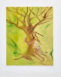 Tree hugger by Sophie von Hellermann contemporary artwork painting