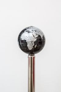Timeless Symbols (Globe) by Andrew J. Greene contemporary artwork sculpture