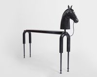 Horse Console by Jean-Marie Fiori contemporary artwork sculpture