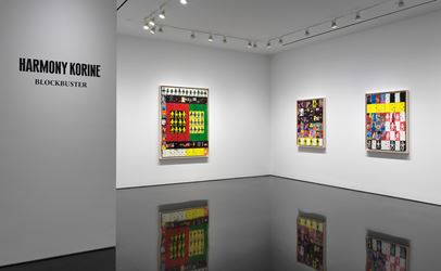 Exhibition view: Harmony Korine, BLOCKBUSTER, Gagosian, 976 Madison Avenue, New York (11 September–20 October 2018). Artwork © Harmony Korine. Courtesy Gagosian. Photo: Rob McKeever.
