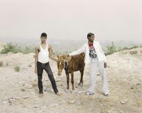 Luva And Kusha Catching Ramas Horse by Vasantha Yogananthan contemporary artwork photography