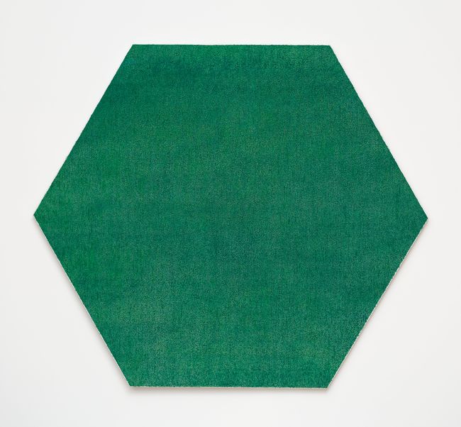 Green Hexagon by Howard Smith contemporary artwork