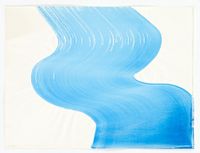 Untitled (Wasserzeichnung / Water drawing) by Heidi Bucher contemporary artwork painting