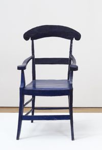 Gauguins's Chair by Bob Law contemporary artwork sculpture