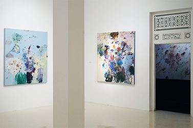 Exhibition view: Ibrahim, Flourishing Within The Void, Gajah Gallery, (22 November–10 December 2018). Courtesy Gajah Gallery.