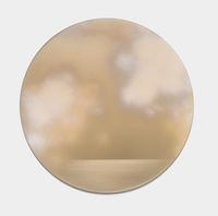Chou-un (Clouds That Look Like A Flock Of Birds In The Sky) October 4 2022 6:32 PM NYC by Miya Ando contemporary artwork painting, mixed media