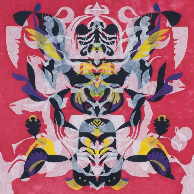 Fluoroscopic Moth Shoulder-Lifting Soul Sheet – Mesmerizing Mesh #129 by Haegue Yang contemporary artwork
