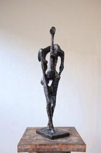 To a New Form by Krishna Reddy contemporary artwork sculpture