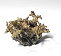 I cavalli del sole by Lucio Fontana contemporary artwork sculpture