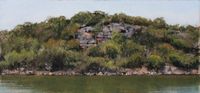 Grey Day, Hawkesbury River by A.J. Taylor contemporary artwork painting