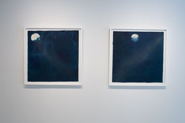 Exhibition view: Miya Ando, Calendar of Moons (Tsuki Koyomi), Sundaram Tagore Gallery, Chelsea, New York (24 September–31 October 2020). Courtesy Sundaram Tagore Gallery.