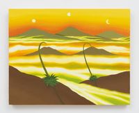 Agave Foxtails at Dawn by Jen Hitchings contemporary artwork painting