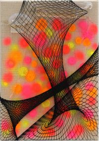 Mesh 1 by Judy Darragh contemporary artwork painting, mixed media, textile