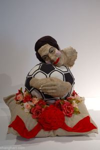 I Love Football by Ji Wenyu Zhu Weibing contemporary artwork sculpture