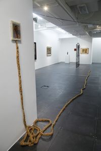 The Thin Gold Line by Richard Streitmatter-Tran contemporary artwork installation, mixed media