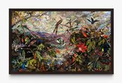 Repro: Ten Hummingbirds, after Martin Johnson Heade by Vik Muniz contemporary artwork 1