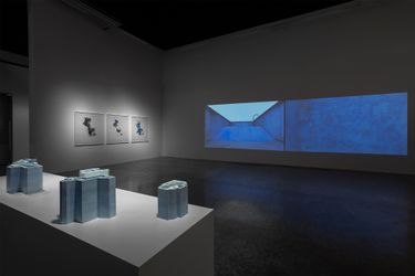 Exhibition view: Nazgol Ansarinia, Lakes Drying, Tides Rising, Green Art Gallery, Dubai (8 March–7 May 2022). Courtesy Green Art Gallery.