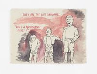 No Title (They are the...) by Raymond Pettibon contemporary artwork painting, works on paper, drawing
