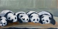 Baby Pandas by Charles Hascoët contemporary artwork painting