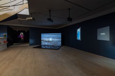 Exhibition view: Jake Elwes, Data • Glitch • Utopia, Gazelli Art House (2 June – 8 July 2023). Courtesy Gazelli Art House, London.