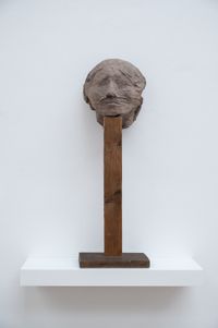 Anonymous Portrait Head by Magdalena Abakanowicz contemporary artwork sculpture