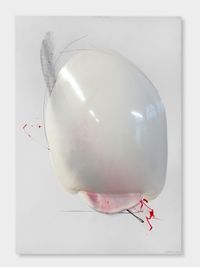Puffed up-2 膨らみ-2 by Takesada Matsutani contemporary artwork painting, drawing, mixed media
