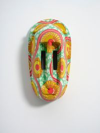 Hybrid Mask (Dogon) by Yinka Shonibare CBE (RA) contemporary artwork sculpture