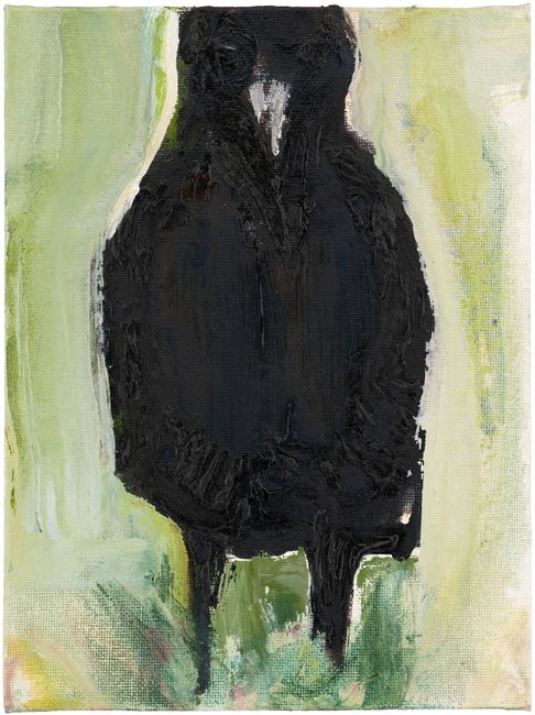 Crow (facing forwards) by Matthew Krishanu contemporary artwork