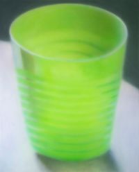 Green Plastic Cup by Zhang Yangbiao contemporary artwork painting